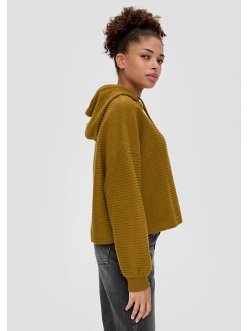 QS Sweatshirt langarm in Olive