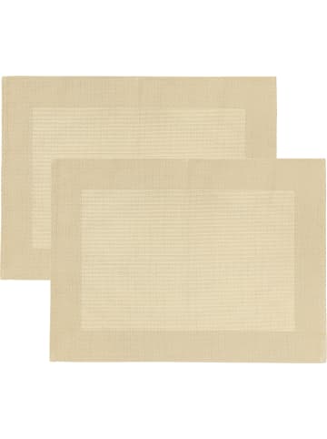Erwin Müller Tischset 2er-Pack Lissabon in beige