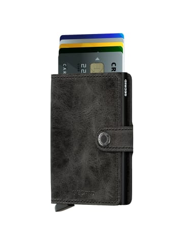 Secrid Vintage Miniwallet - Geldbörse RFID 6.5 cm in schwarz