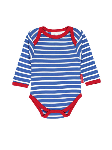 Toby Tiger Baby Langarmbody in blau