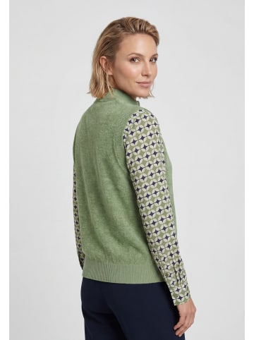 Olsen Strickweste Henny in schilf - 0001