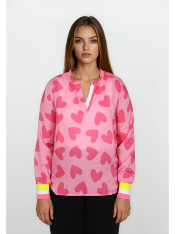 Salzhaut Langarmbluse für Damen in Rosa