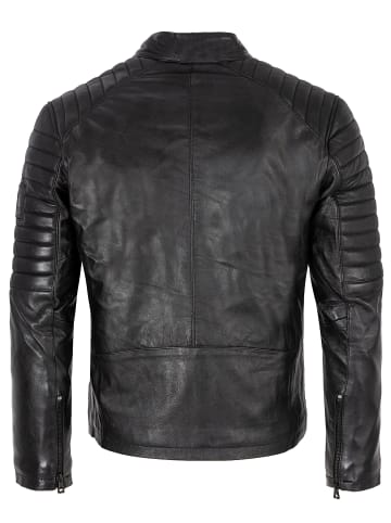 Rock Creek Lederjacke in Schwarz