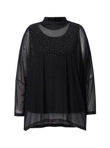 MIAMODA Bluse in schwarz