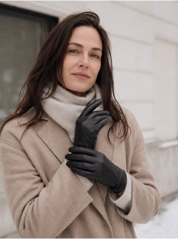 collezione alessandro Handschuhe " Leder " in schwarz
