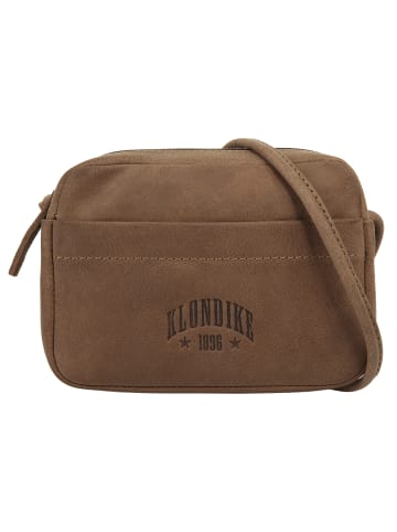 KLONDIKE 1896 Umhängetasche KLONDIKE YUKON echt Leder in braun