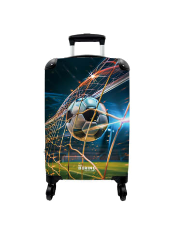 NoBoringSuitCases Suitcase, Handgepäck, Koffer, Trolley, Reisekoffer Fußball-Design ideal