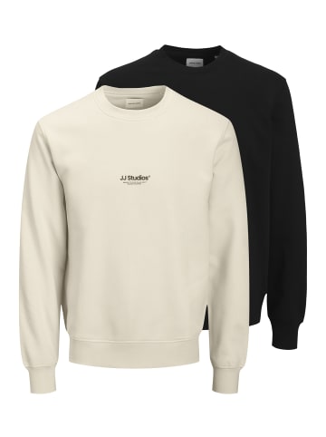 Jack & Jones Sweatshirt Soho in Schwarz / beige