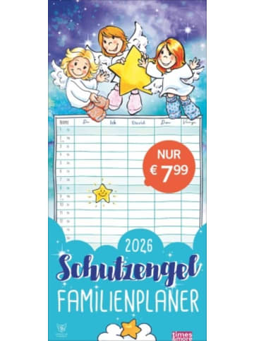 Heye Kalender Kalender - times&more Schutzengel Familienplaner 2026