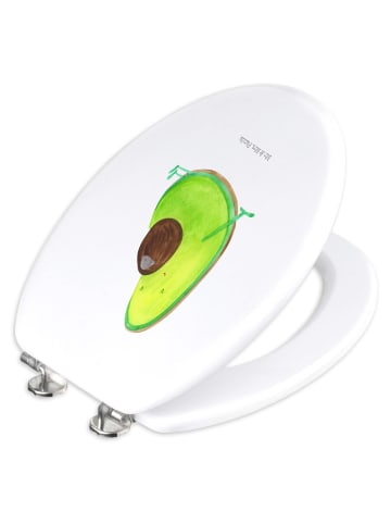 Mr. & Mrs. Panda Klobrille Avocado Schwangerschaft ohne Spruch in Weiß