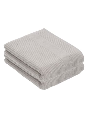 Vossen 2er Pack Duschtuch in stone