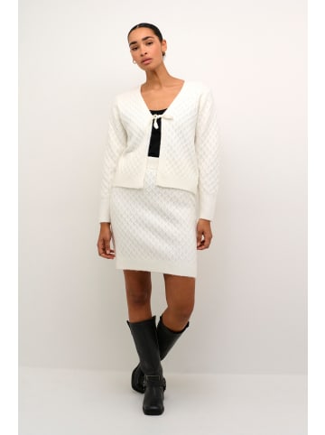 Kaffe Strickjacke KAselma Regular fit in Chalk