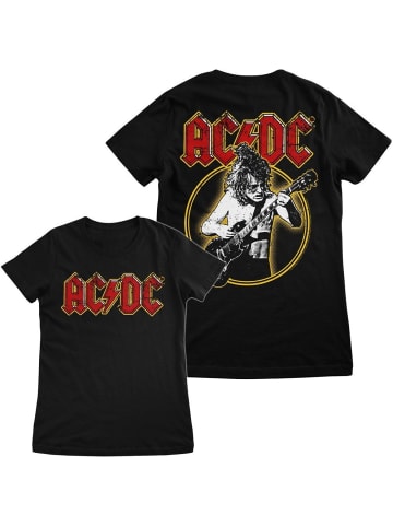 AC/DC Shirt "Angus Young Girly Tee" in Schwarz