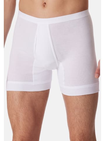 Schiesser Unterhose kurz Original Classics Feinripp in Weiß