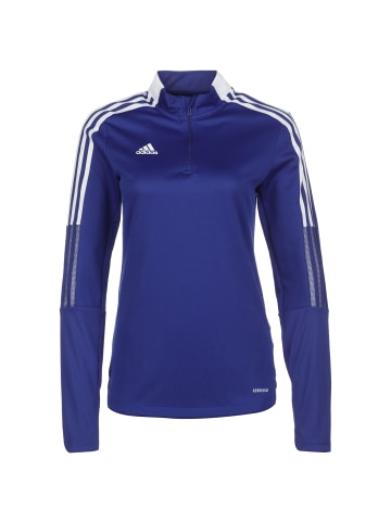 adidas Performance Sweatshirt Tiro 21 in blau / weiß