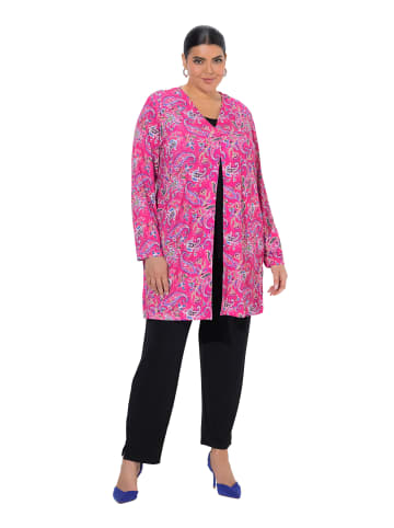 Ulla Popken Longshirt in helles fuchsia