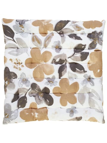 REDBEST Baumwolle Stuhlkissen 2er-Pack in beige-grau