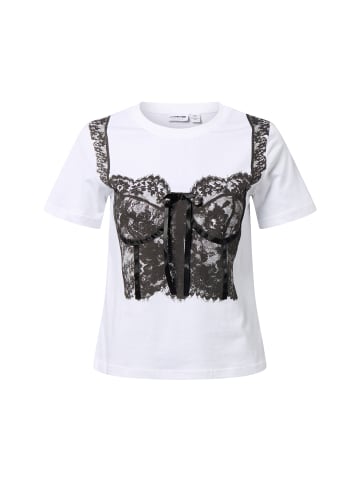 Noisy may T-Shirt NMMarla in weiß