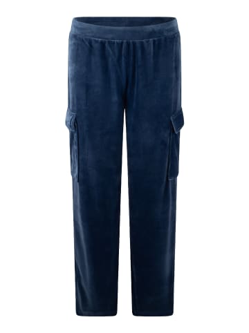 Linga Dore homewear Set Velvet in Dark denim