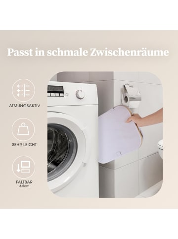 HENNEZ Aufbewahrungskorb Adrian 40l beige mit Deckel Creme