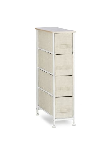 relaxdays Regalsystem in Beige - (B)20 x (H)76 x (T)48 cm