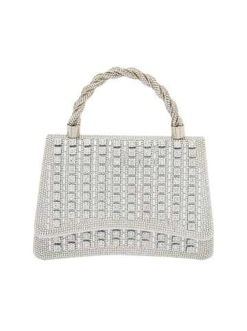 faina Women Minaudière in Silver