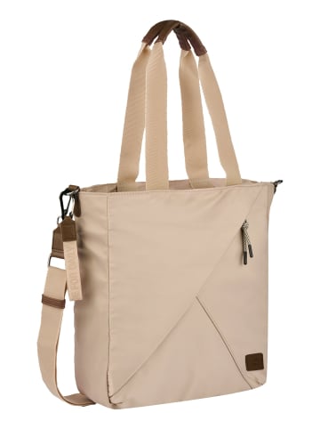 Camel Active AURUM Reißverschlusstasche mit abnehmbarem Schulterriemen in Beige