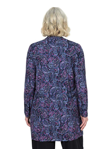 Ulla Popken Shirtjacke in schwarz