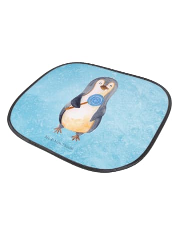 Mr. & Mrs. Panda Sonnenschutz Auto Pinguin Lolli ohne Spruch in Eisblau
