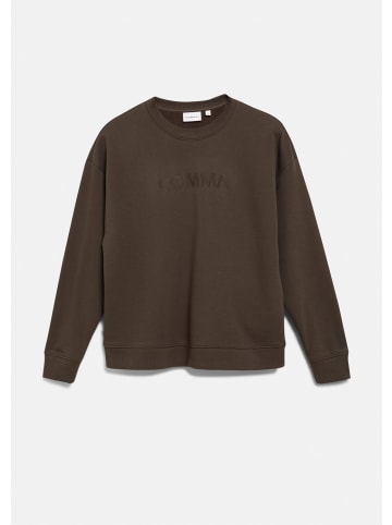 comma Sweatshirt in 89E2_dunkelbraun