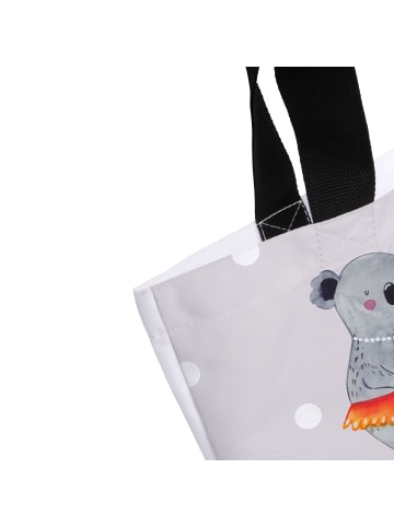 Mr. & Mrs. Panda Tasche Koala Familie mit Spruch in Grau Pastell