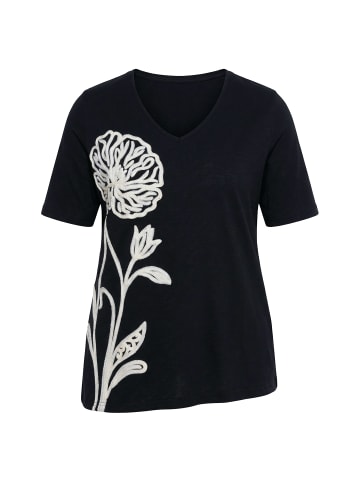 Ulla Popken Longshirt in schwarz