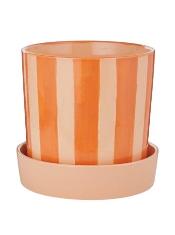 Butlers Blumentopf CIRCUS mit Teller in Rosa