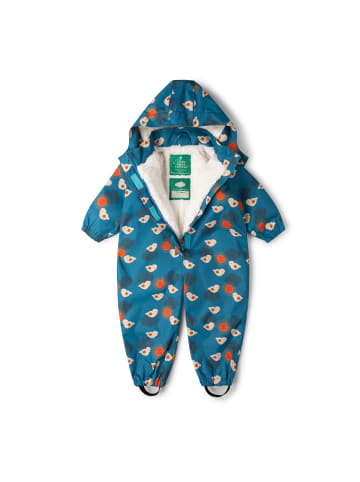 Little Green Radicals Wasserdichter Winteranzug aus recyceltem Material in Blau