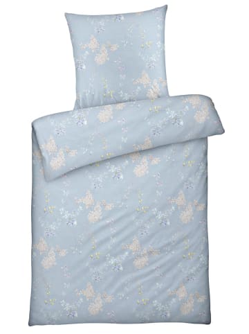 Carpe Sonno Interlock-Jersey Bettwäsche-Set in Blau