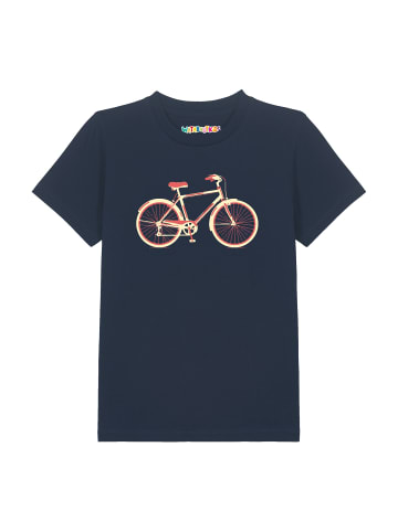wat? Apparel T-Shirt Red Bike in Dunkelblau