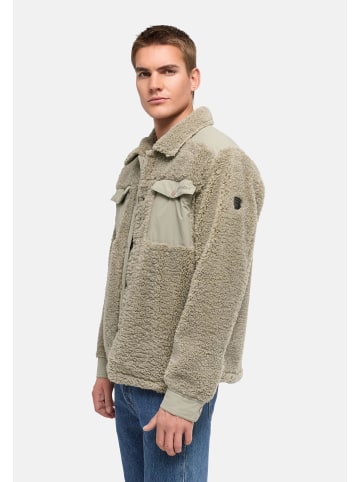 STONE HARBOUR Fellimitatjacke Taureek XX in Stone Grey