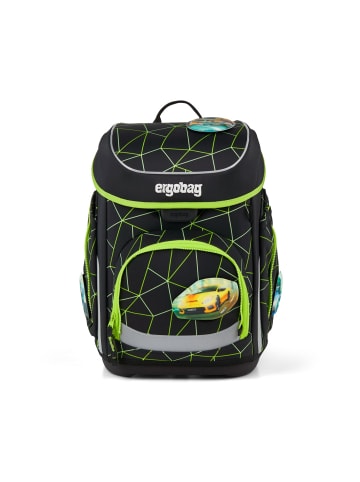 Ergobag Grundschulranzen-Set, CUBO "CyBär Race" 5-tlg. in Schwarz
