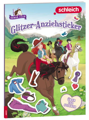 Ameet Buch - schleich® Horse Club(TM) - Glitzer-Anziehsticker, m. 1 Beilage