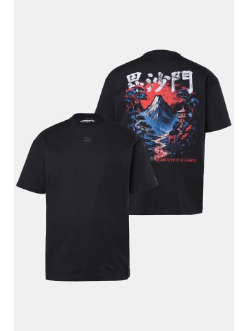 STHUGE Kurzarm T-Shirt in schwarz