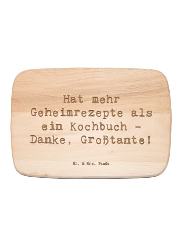 Mr. & Mrs. Panda Holzbrett Spruch Geheimrezepte Großtante mit Sp... in Transparent