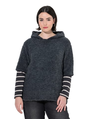 Ulla Popken Pullover in anthrazit melange