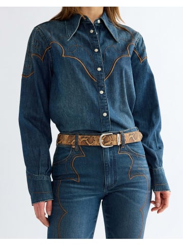 Wrangler Gürtel Snake in Brown