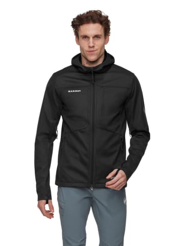 Mammut Softshell / Windstopper in schwarz