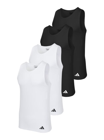 adidas Tanktop Active Flex Cotton Ergonomic in black-white