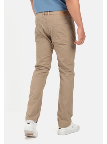 Camel Active Relaxed Fit 5-Pocket Hose in Beige-Braun