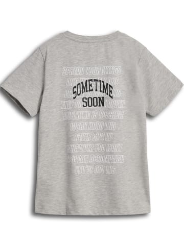 Sometime Soon Stmempower T-Shirt Kinder in GREY MELANGE