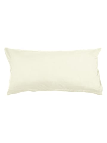 Exclusiv Edel-Jersey Kissenbezug in creme