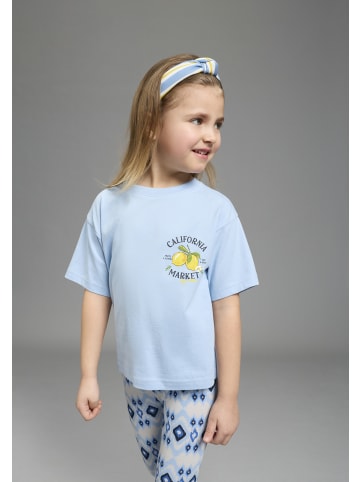 Kangaroos T-Shirt in weiß + hellblau