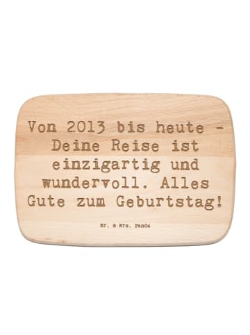 Mr. & Mrs. Panda Schneidebrett Holz Spruch 2013 Geburtstag mit S... in Transparent